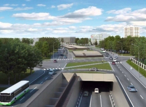 «Двухэтажный» тоннель открыт для автомобилистов на северо-западе Москвы «Двухэтажный» тоннель открыт для автомобилистов на северо-западе Москвы